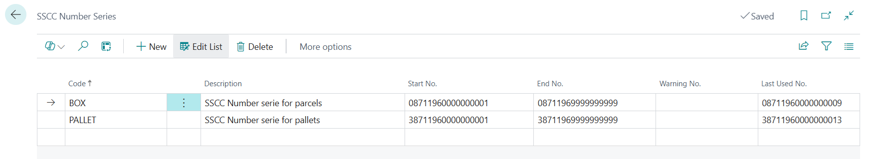 SSC01 Number Series